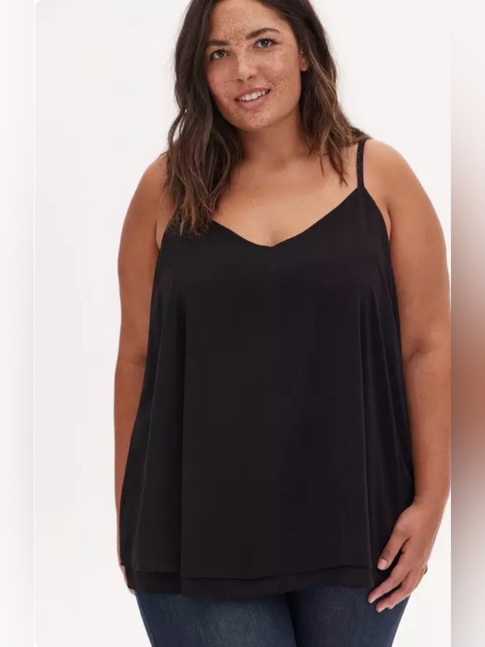 Torrid Sophie Chiffon Double Layer Cami